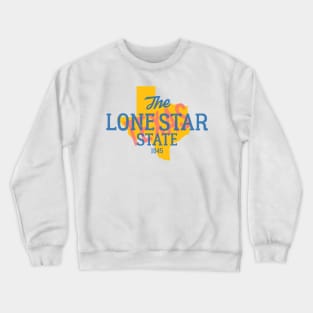 Texas logo. The Lone Star State logo. Crewneck Sweatshirt